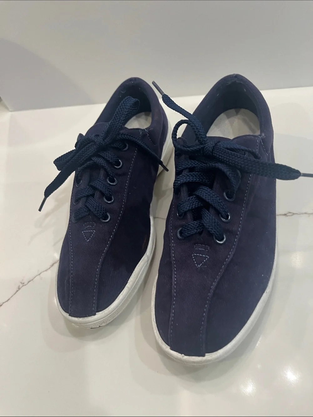 Easy Spirit Anti-Gravity Ladies Navy Lace-Up Sneakers Sz 6 - Picture 14 of 14